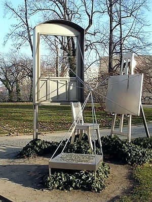 Caspar-David-Friedrich-Denkmal im Br&uuml;hlschen Garten