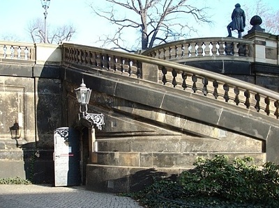 Eingang des Museums Festung Dresden