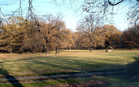 Gro&szlig;er Garten im Herbst