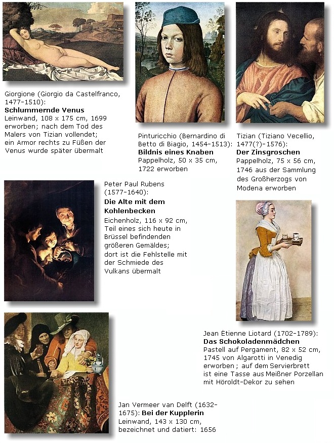Beispiele aus der Gemäldegalerie Alte Meister