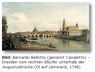 Canaletto - Dresden vom rechten Elbufer