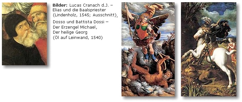 Gemälde von Lucas Cranach d.J. sowie Dosso und Battista Dossi