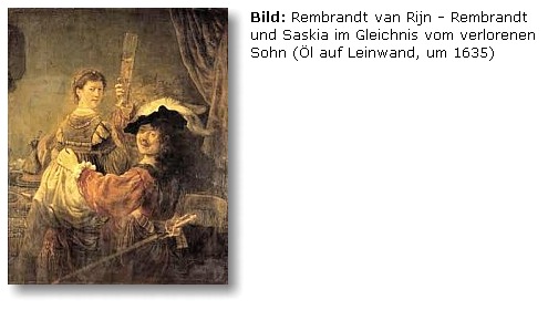 Rembrandt van Rijn - Rembrandt und Saskia im Gleichnis vom verlorenen Sohn