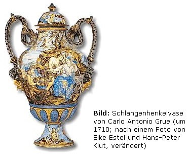 Carlo Antonio Grue - Schlangenhenkelvase