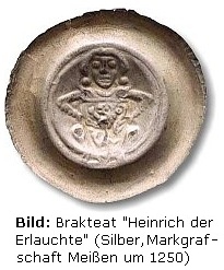 Brakteat "Heinrich der Erlauchte"