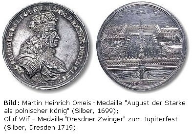 Medaillen von Martin Heinrich Omeis und Oluf Wif