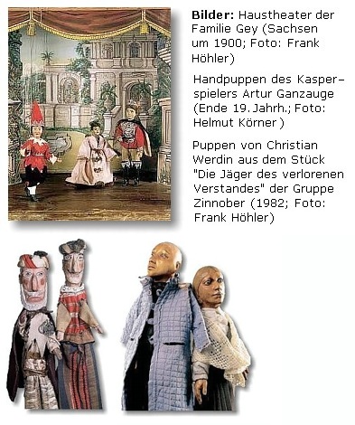 Puppentheatersammlung - Beispiele