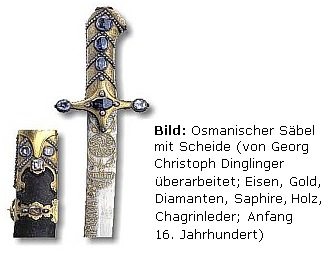 Osmanischer Säbel mit Scheide
