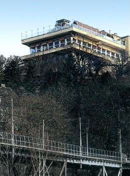 Restaurant Luisenhof an der Bergstation der Standseilbahn