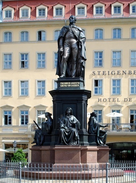 Standbild des K&ouml;nigs Friedrich August&nbsp;II. von Sachsen