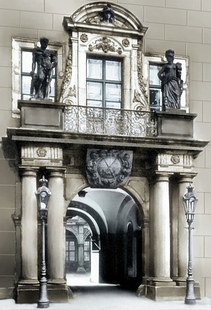 Portal zwischen den Höfen des Residenzschlosses