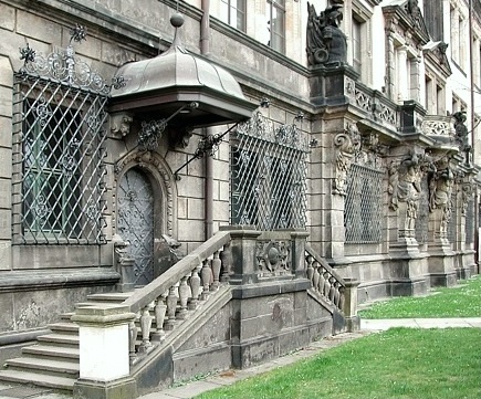 Detail am Westflügel des Residenzschlosses