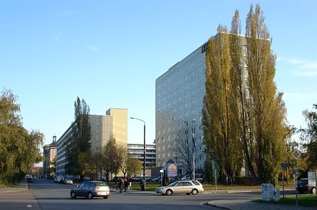 Blick aus Richtung Hauptbahnhof in Richtung Strehlener Platz