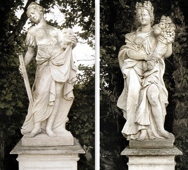 Skulptur im Barockgarten Großsedlitz
