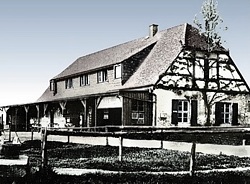 Landgasthof Hofewiese in der Dresdner Heide um 1900