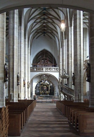 Blick in den Freiberger Dom