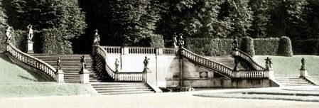 Treppenanlage Stille Musik im Barockgarten Großsedlitz