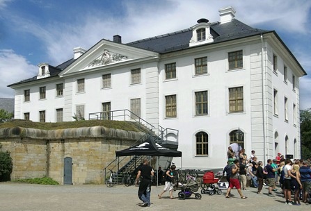 Südseite des Brunnenhauses der Festung Königstein