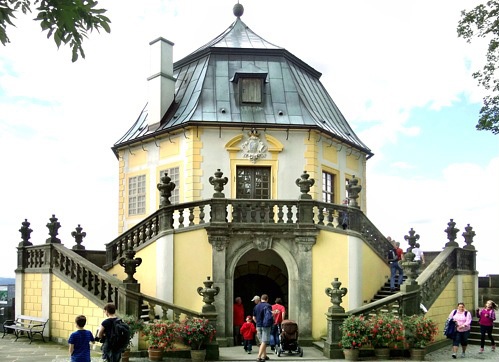Friedrichsburg an der Nordseite der Festung Königstein