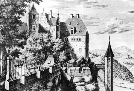 Georgenburg der Festung Königstein um 1735