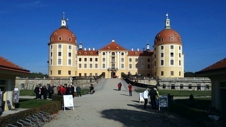 Aufgang zum Barockschloss Moritzburg