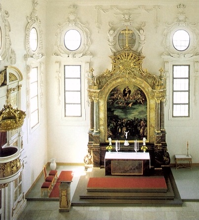 Altar der Schlosskapelle Moritzburg
