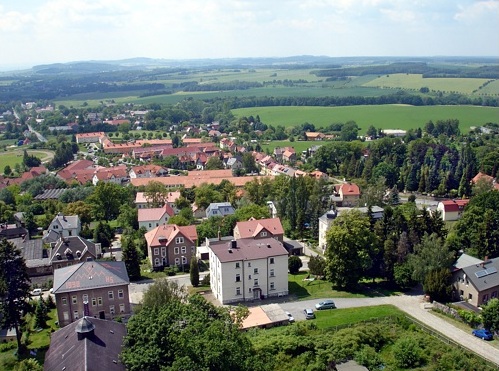 Aussicht von der Burg Stolpen nach Westen