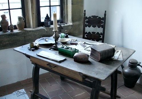 Ausstellung auf Burg Stolpen - Arbeitsplatz eines Burgbeamten
