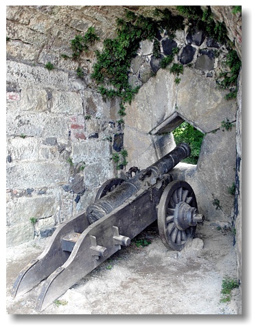 Kanone auf Burg Stolpen