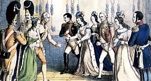 Monarchentreffen in Dresden im Mai 1812